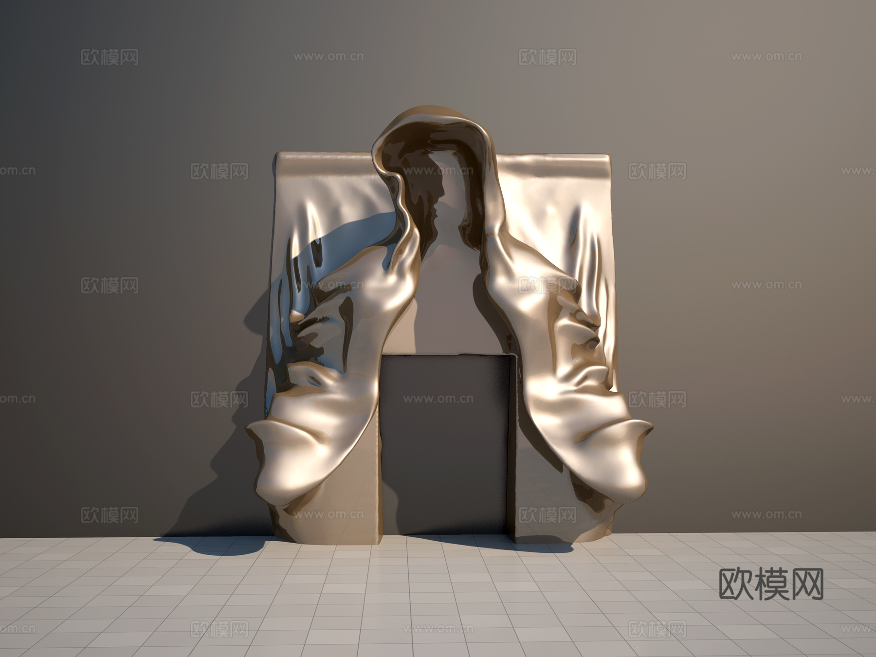 服装店门头3d模型