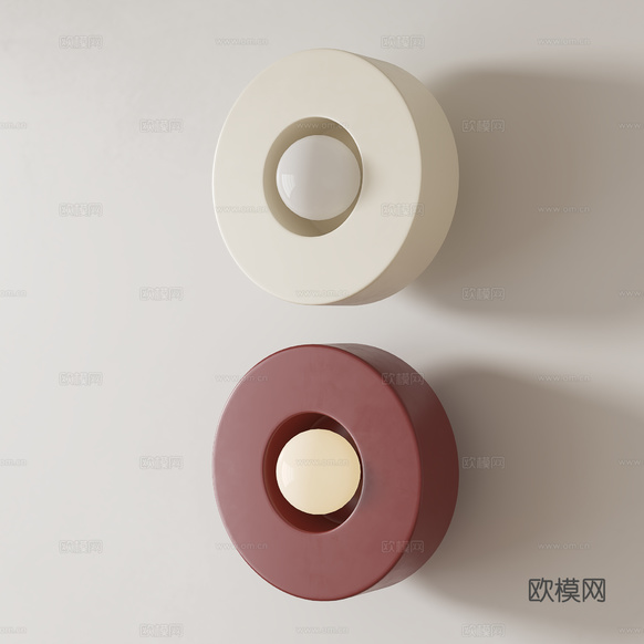 現(xiàn)代簡約壁燈3d模型下載