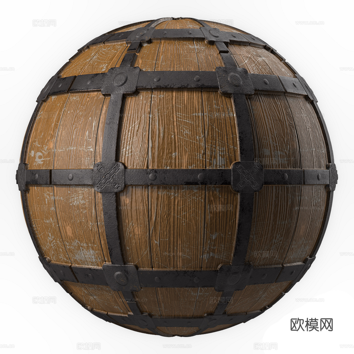 新中式轻奢镶木材质3d模型