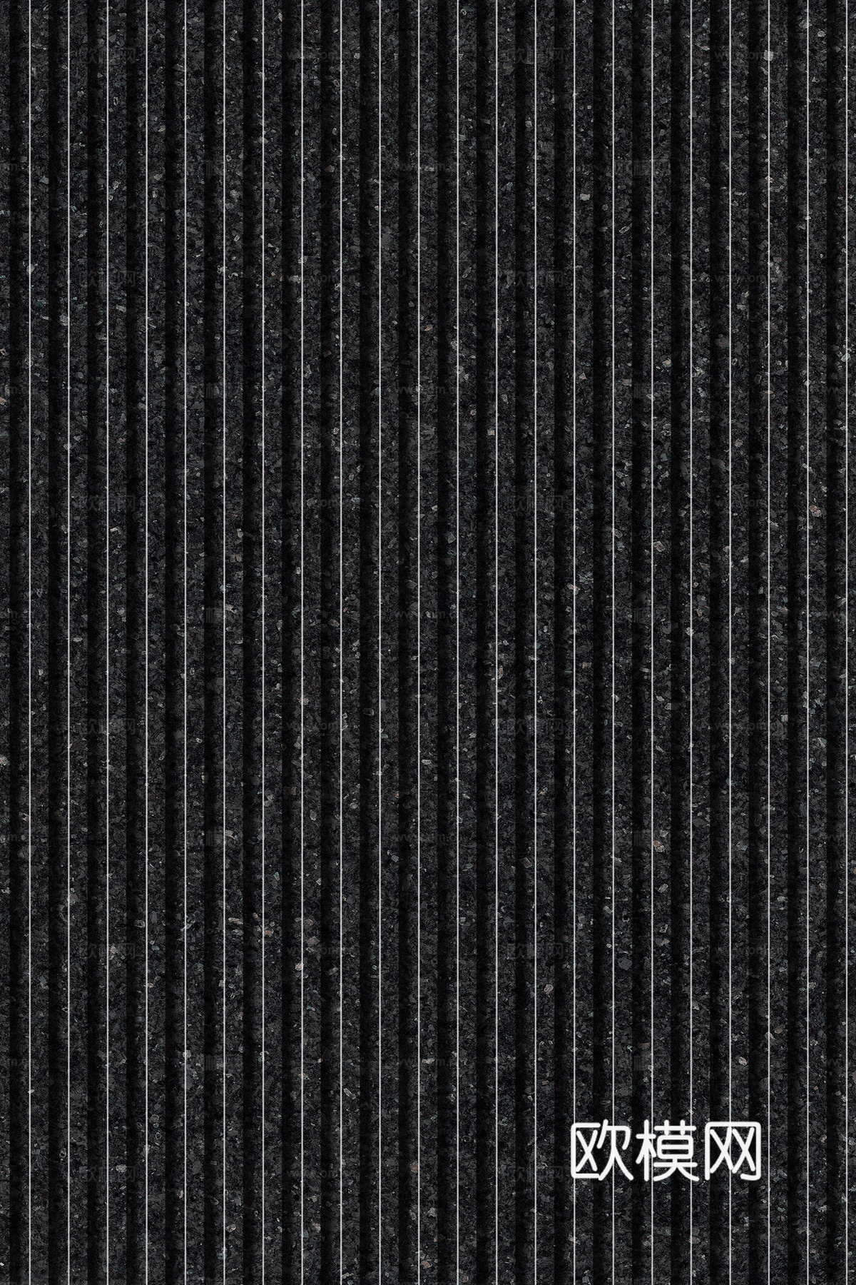 岩板石纹拉槽格栅长城板下载（渲染图2）