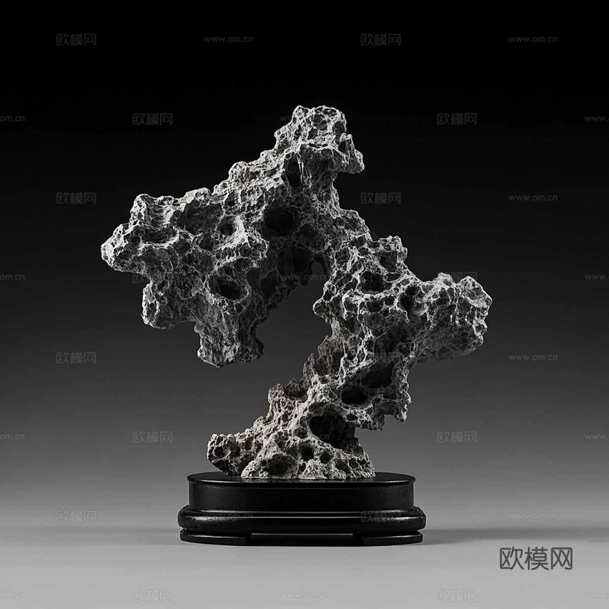 现代雕塑摆件su模型