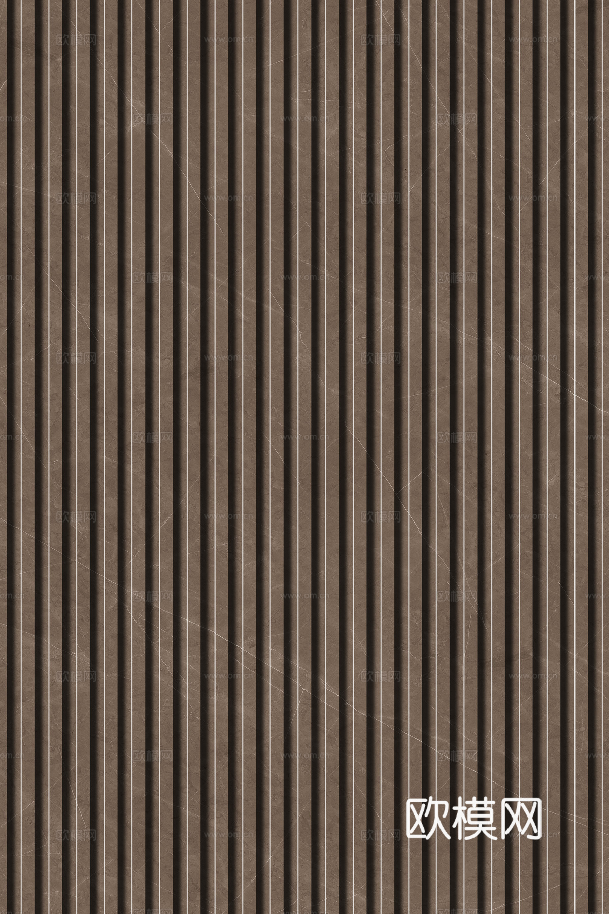 岩板石纹拉槽格栅长城板下载（渲染图4）