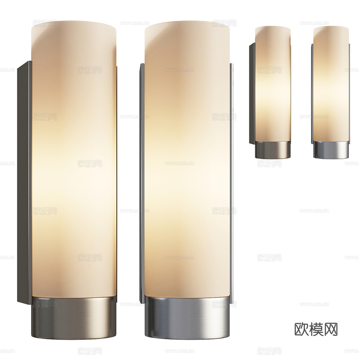 Restoration Hardware Powell 壁灯3d模型