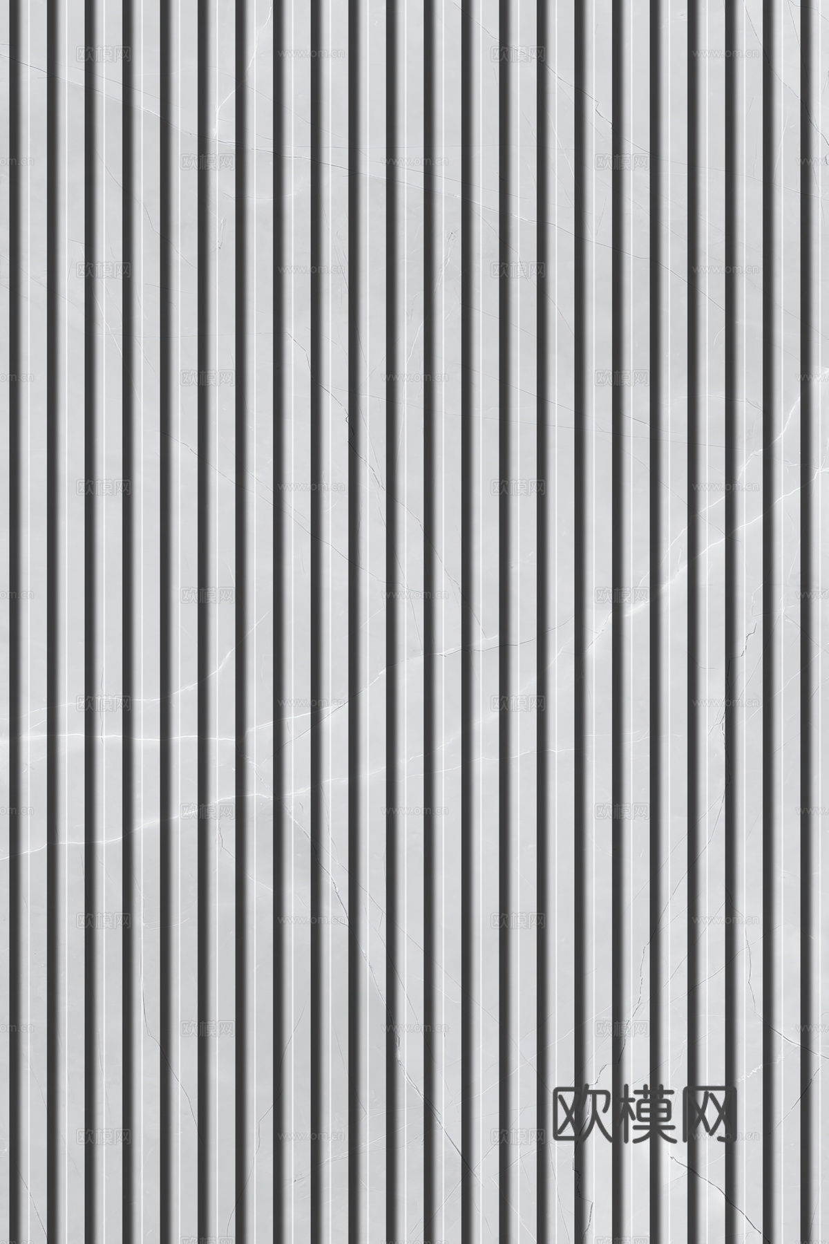 岩板石纹拉槽格栅长城板下载（渲染图5）