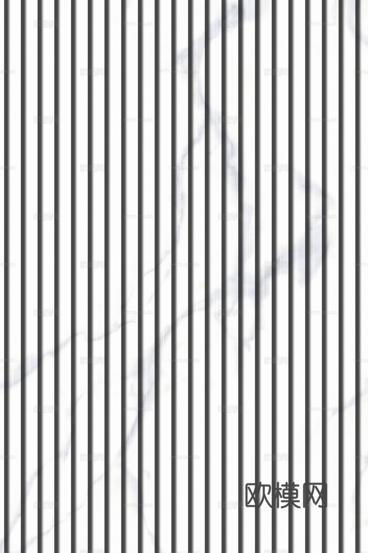 岩板石纹拉槽格栅长城板下载（渲染图1）