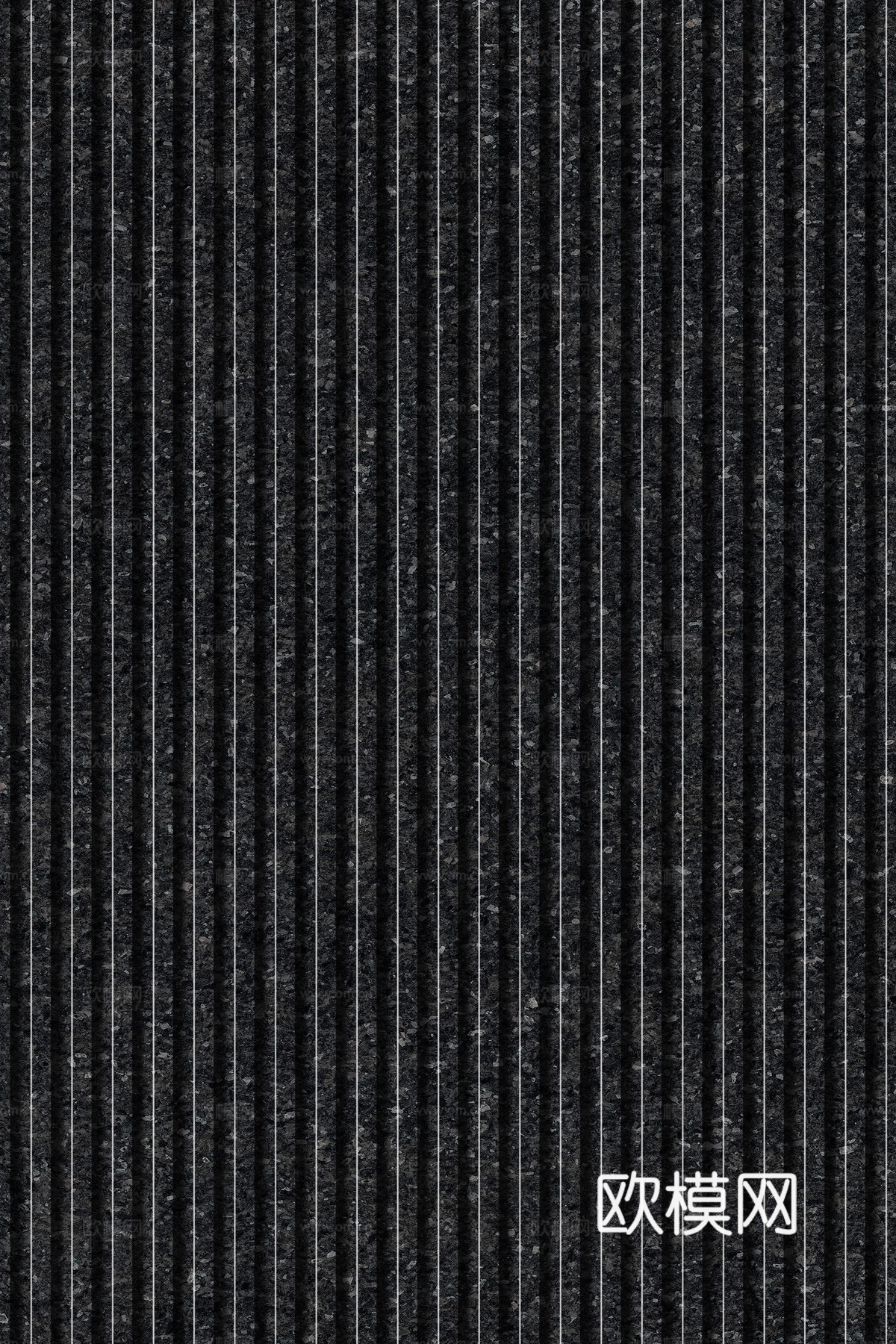 岩板石纹拉槽格栅长城板下载（渲染图3）