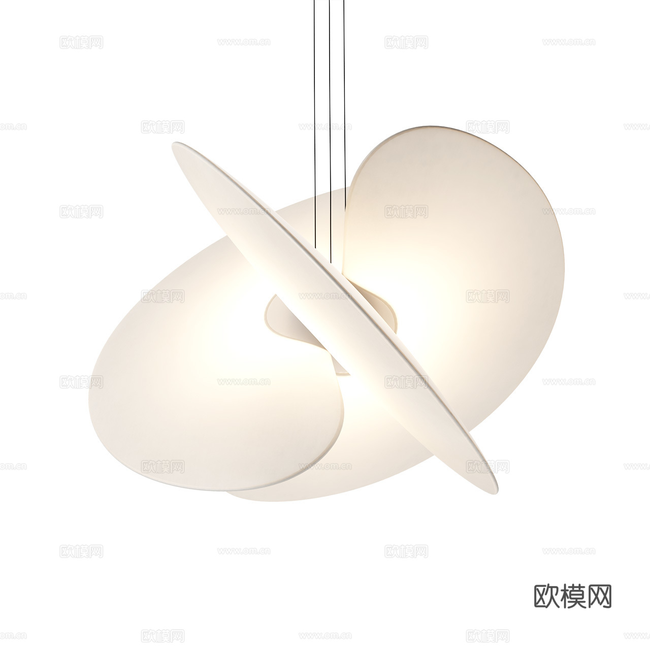 Luceplan 现代吊灯 极简吊灯 艺术吊灯 装饰吊灯3d模型