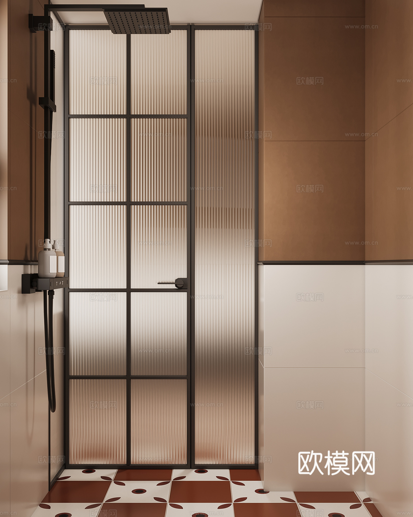 法式家居卫生间3d模型
