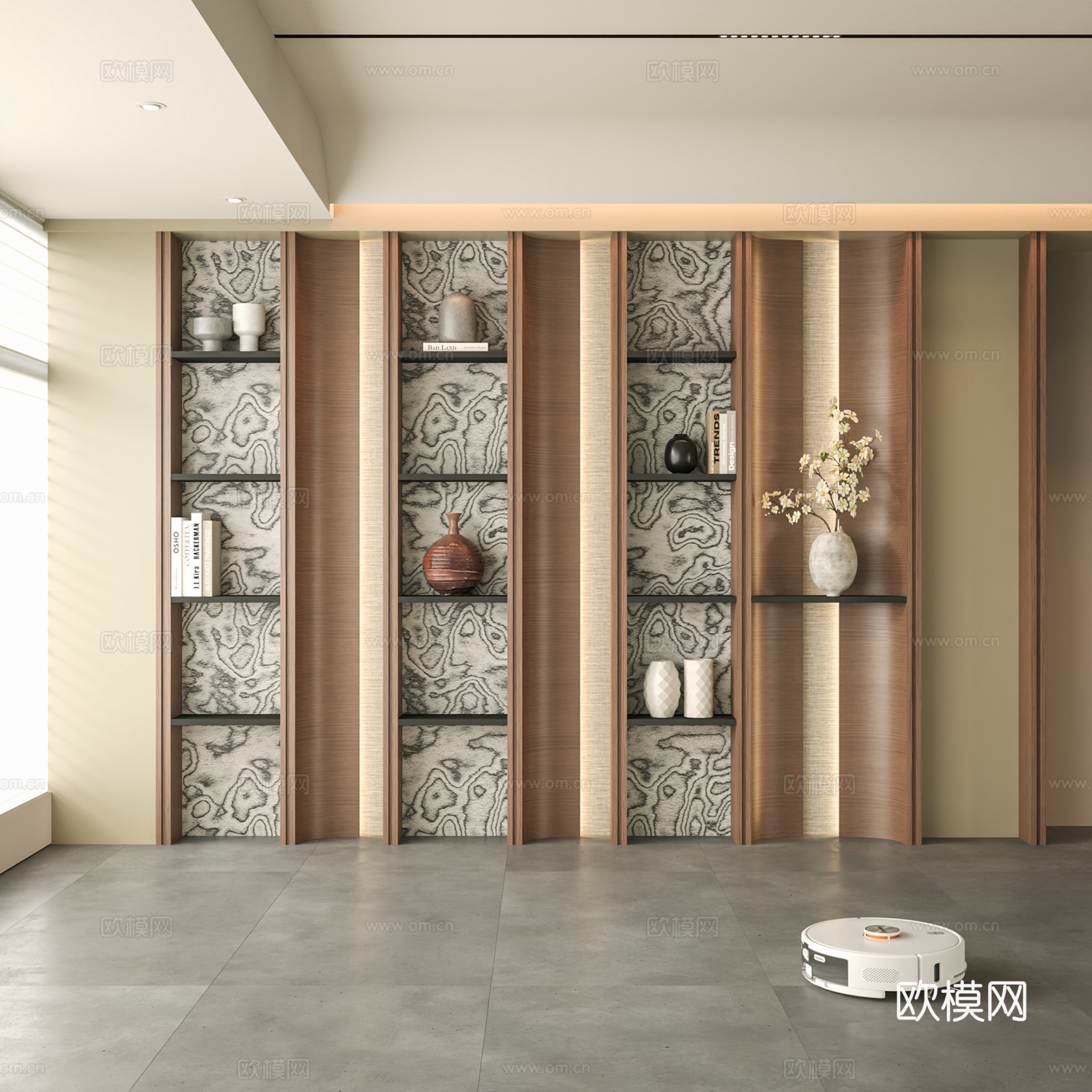 现代储物柜3d模型