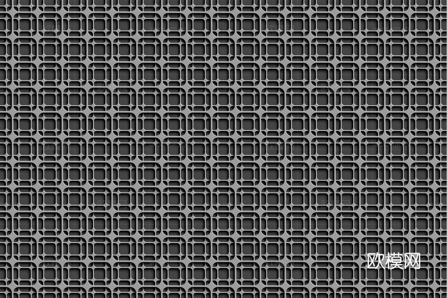 银色穿孔板金属贴图