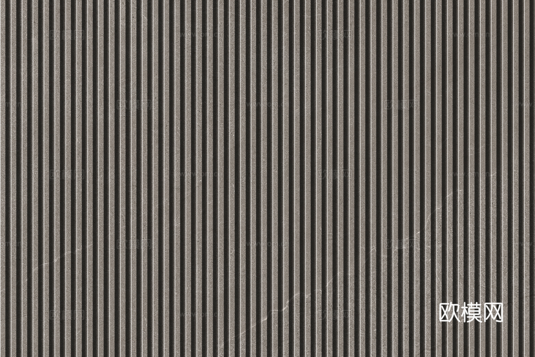 岩板石纹拉槽格栅长城板下载（渲染图7）