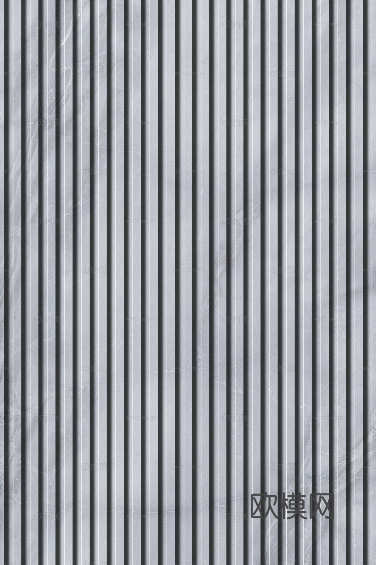 岩板石纹拉槽格栅长城板下载（渲染图7）