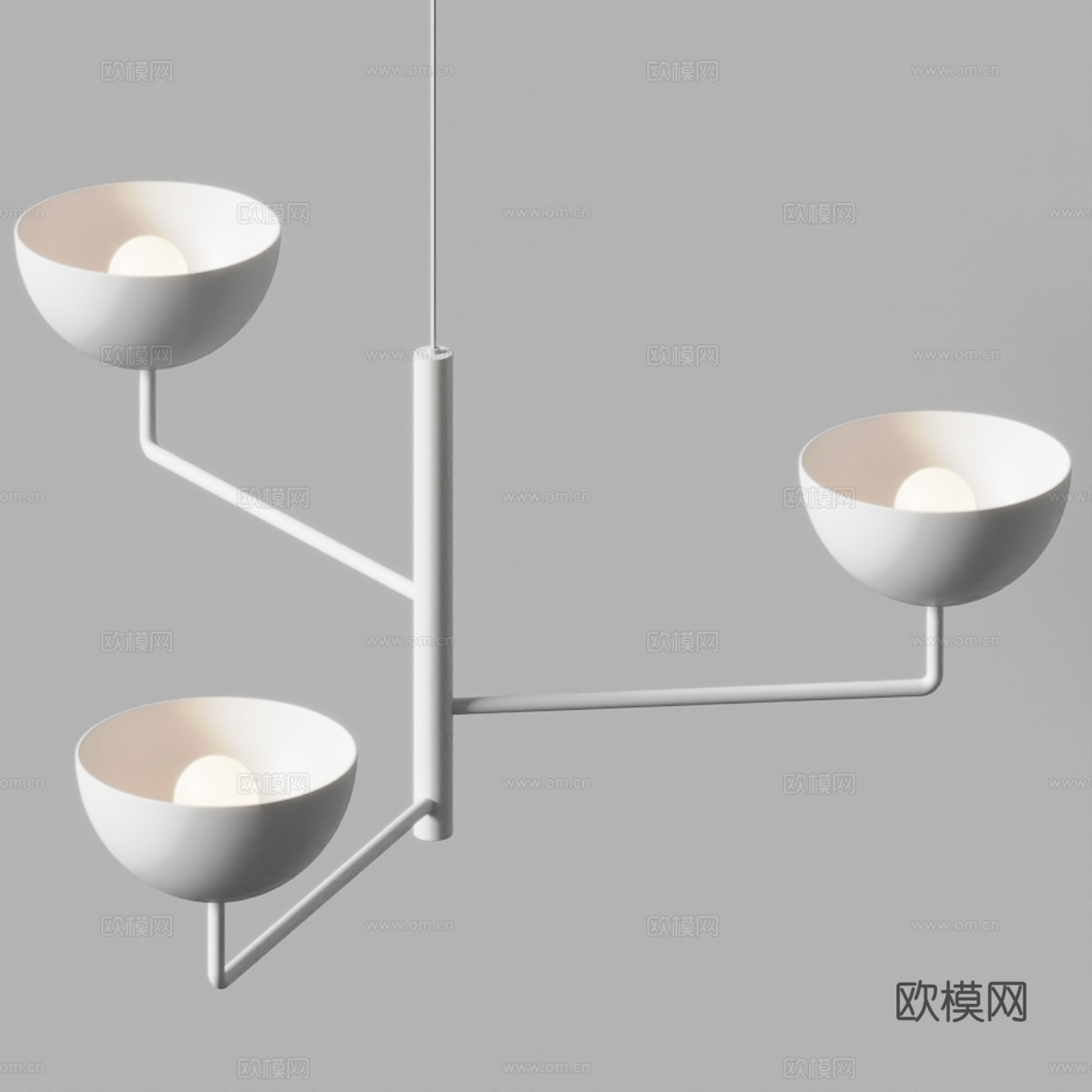 多层吊灯3d模型