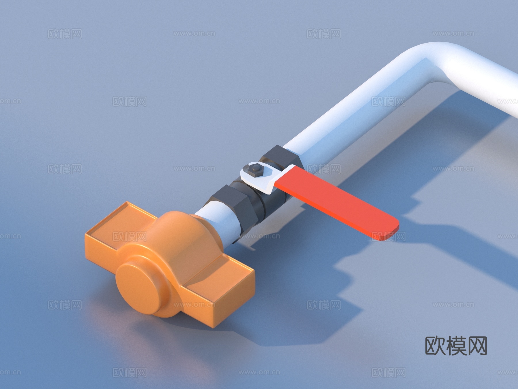 阀门 管道 水管3d模型