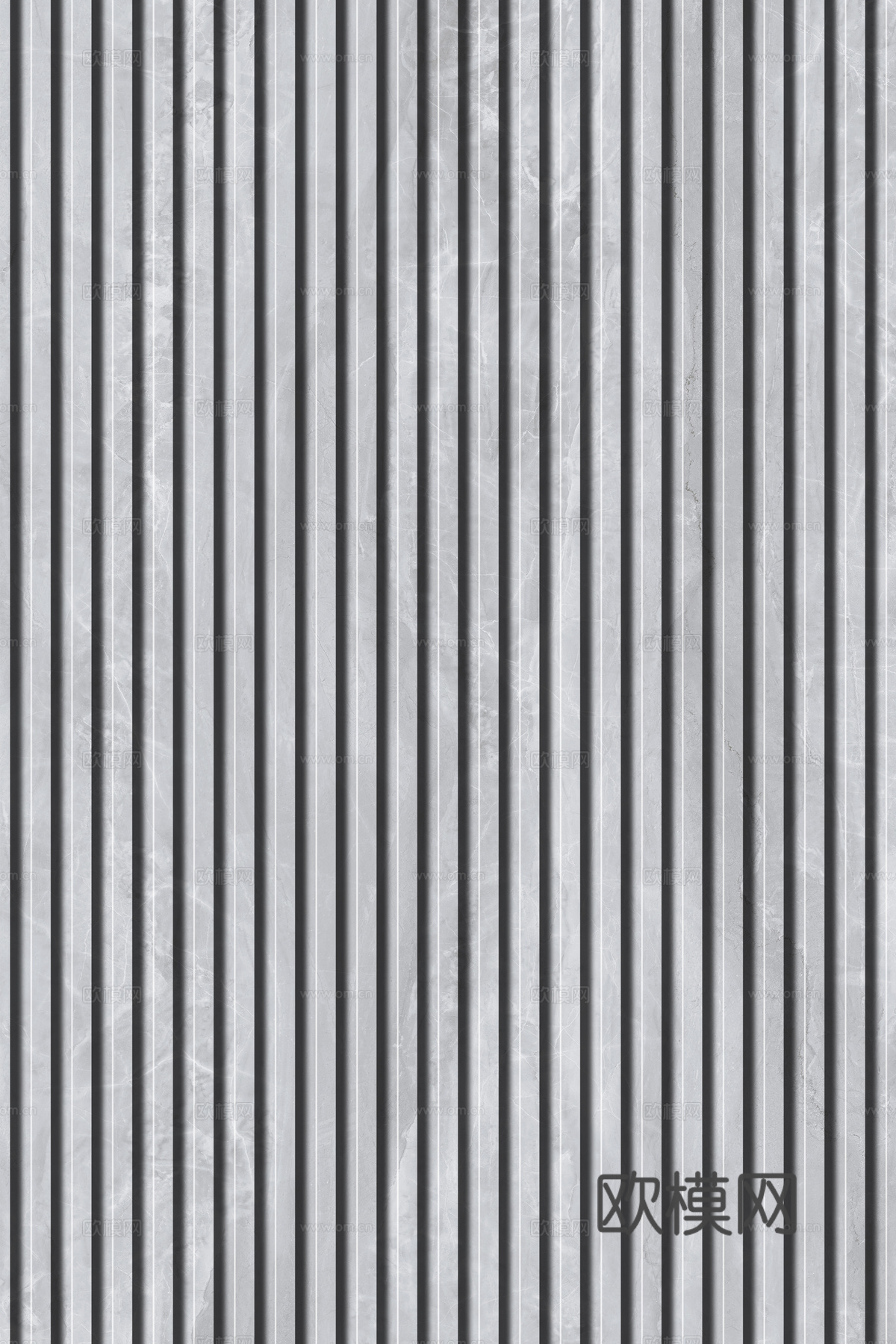 岩板石纹拉槽格栅长城板下载（渲染图5）