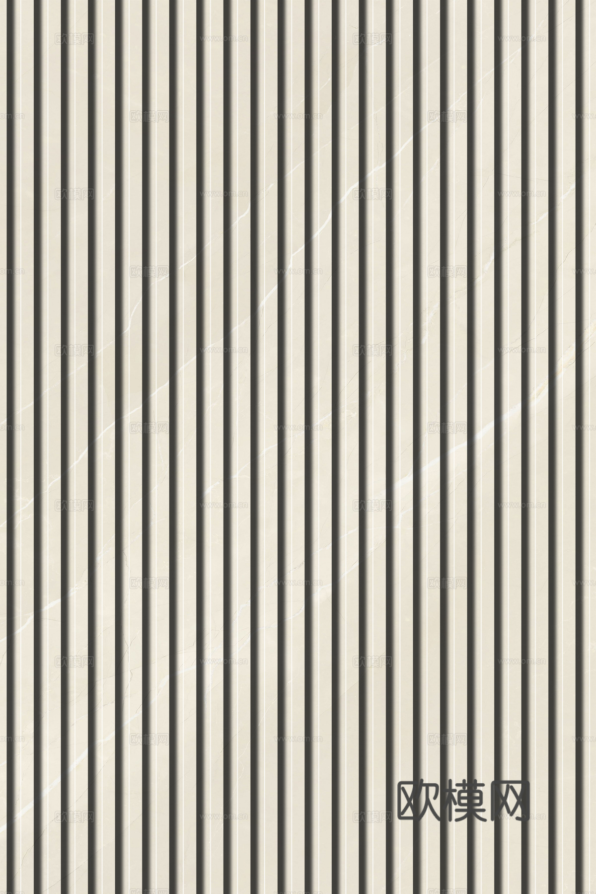 岩板石纹拉槽格栅长城板下载（渲染图5）