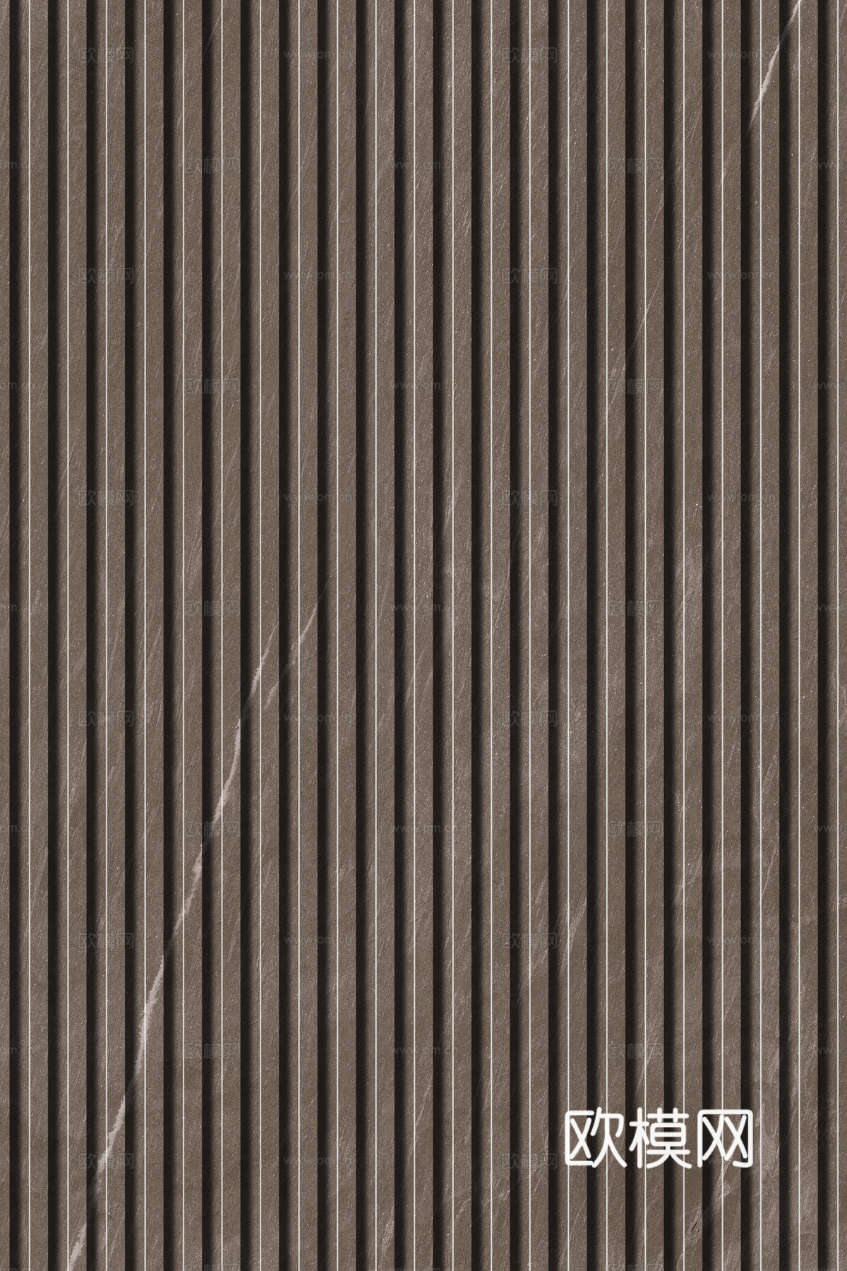 岩板石纹拉槽格栅长城板下载（渲染图7）