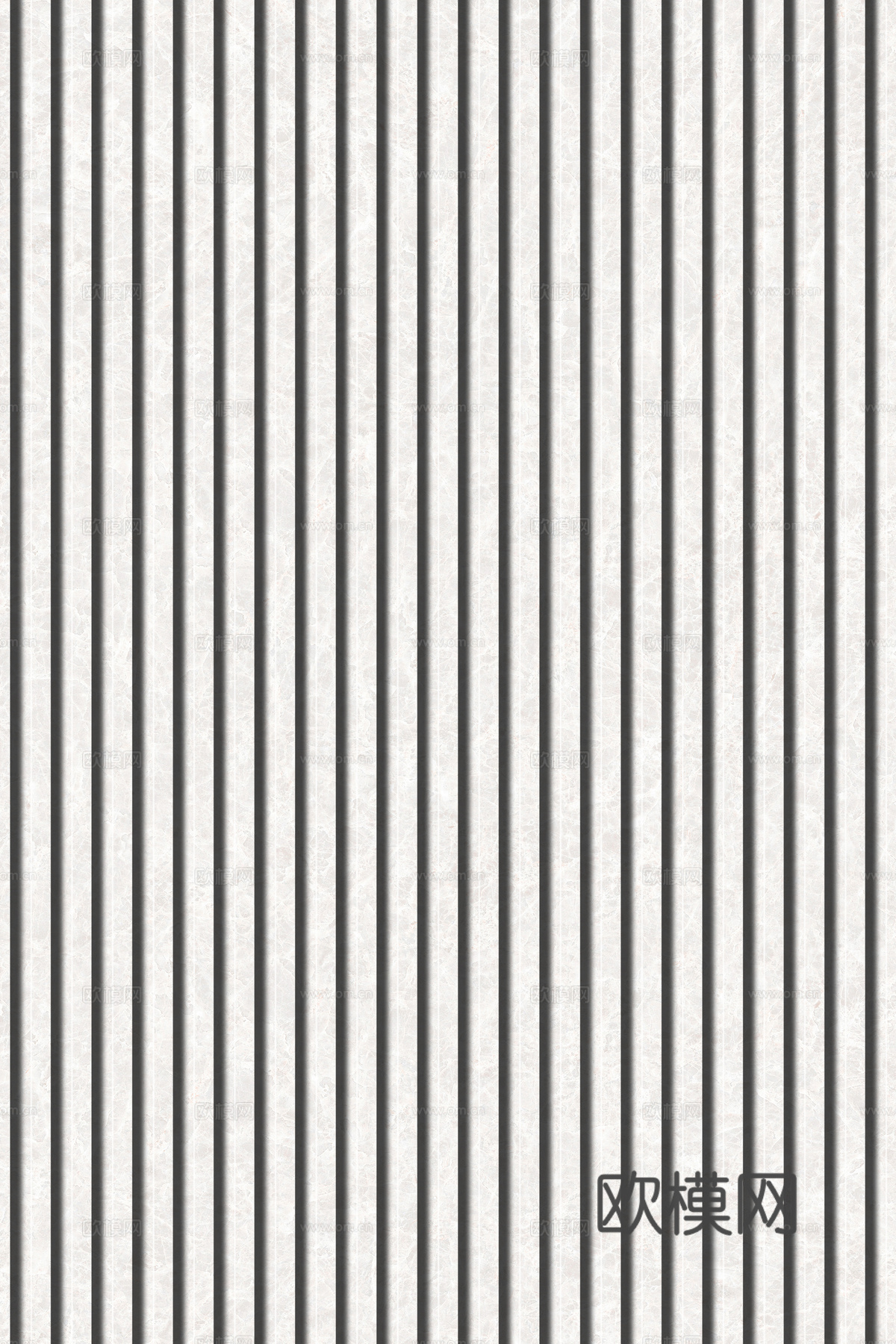 岩板大理石纹拉槽长城板格栅背景墙下载（渲染图6）