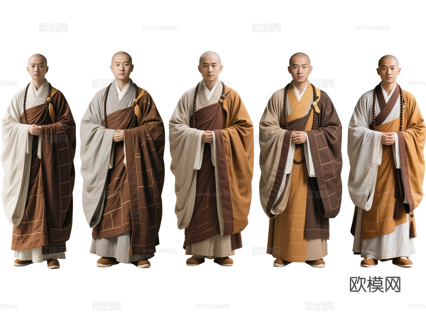 少林方丈 少林寺高僧 圣僧 寺庙和尚 古装男子 古装人物