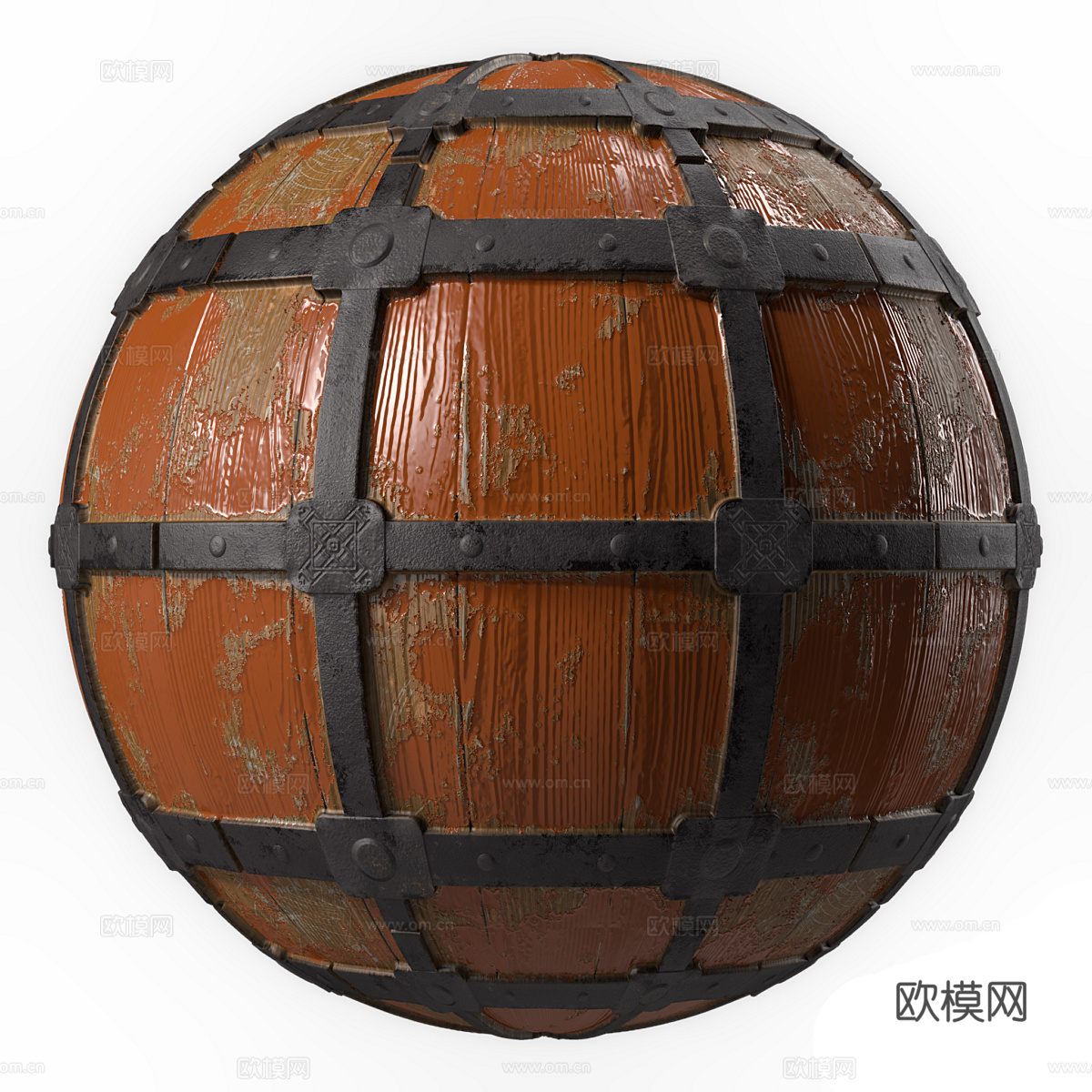 新中式轻奢镶木材质3d模型