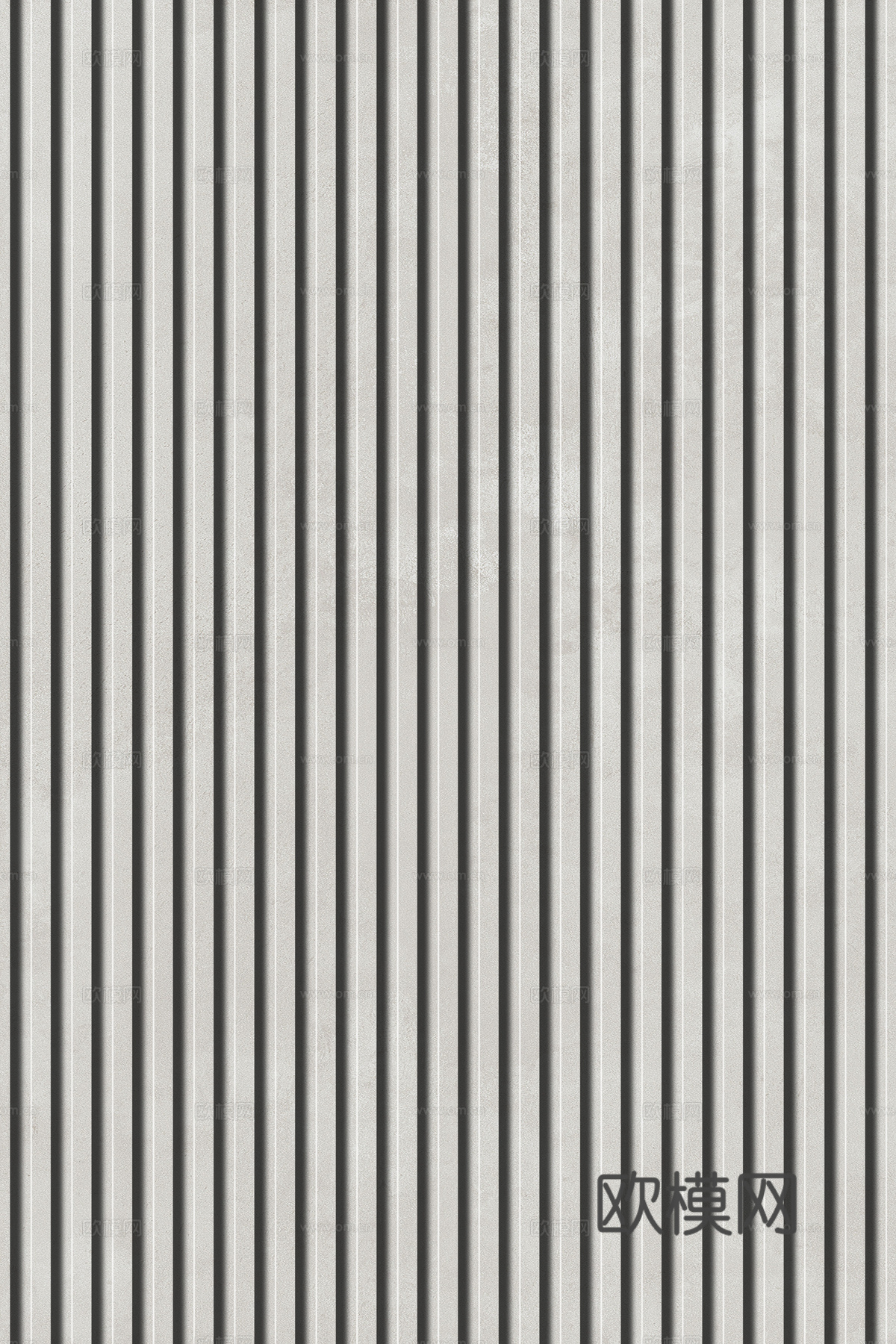 岩板石纹拉槽格栅长城板下载（渲染图7）