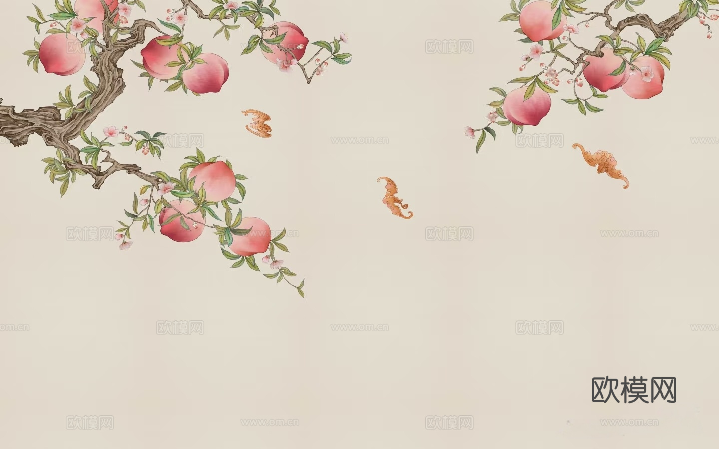 中式山水花鸟壁纸