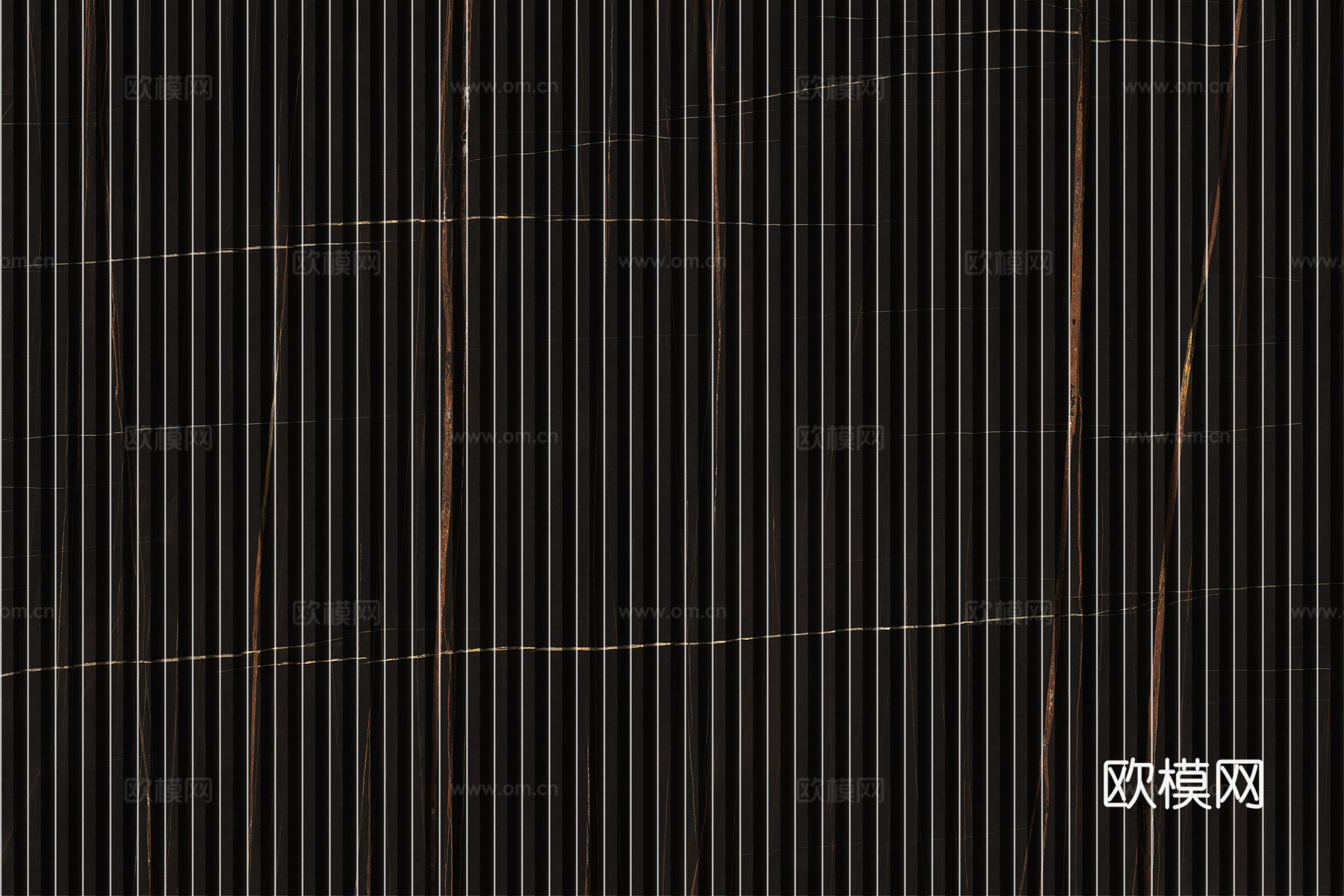 岩板石纹拉槽格栅长城板下载（渲染图4）