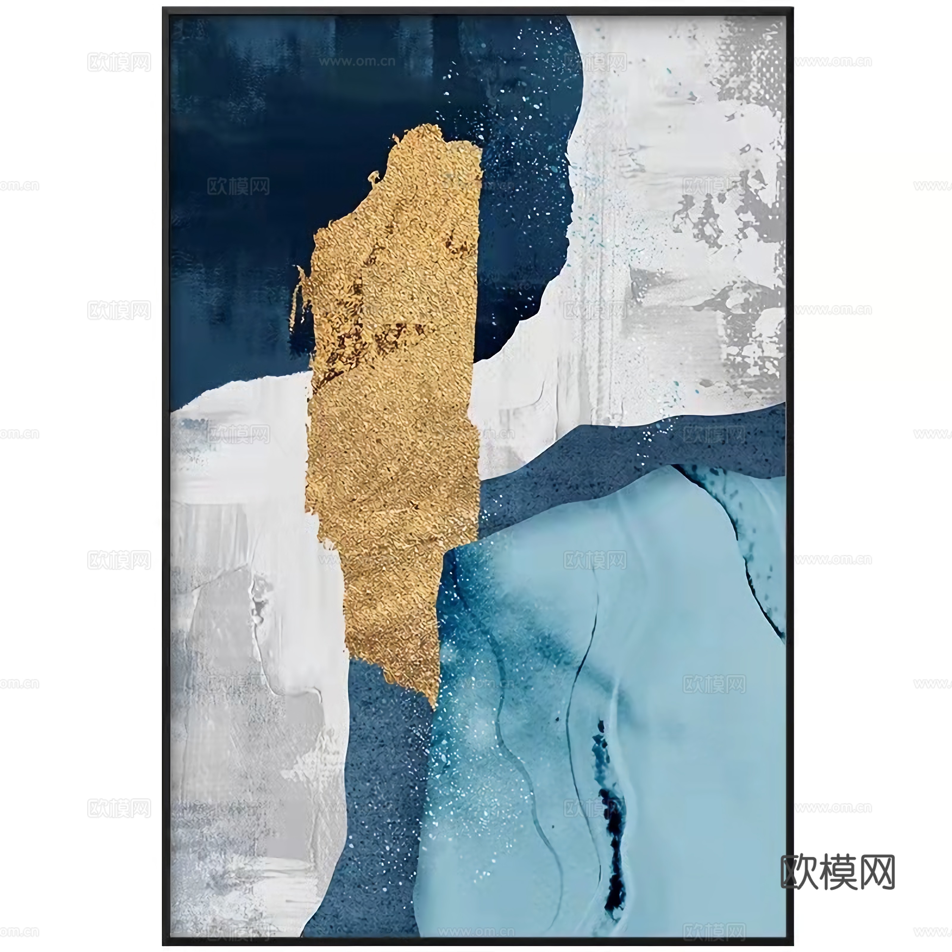 现代轻奢装饰画贴图