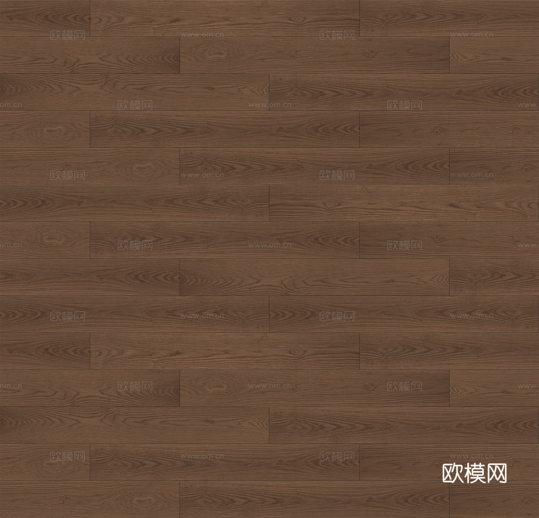 无缝胡桃木实木木地板