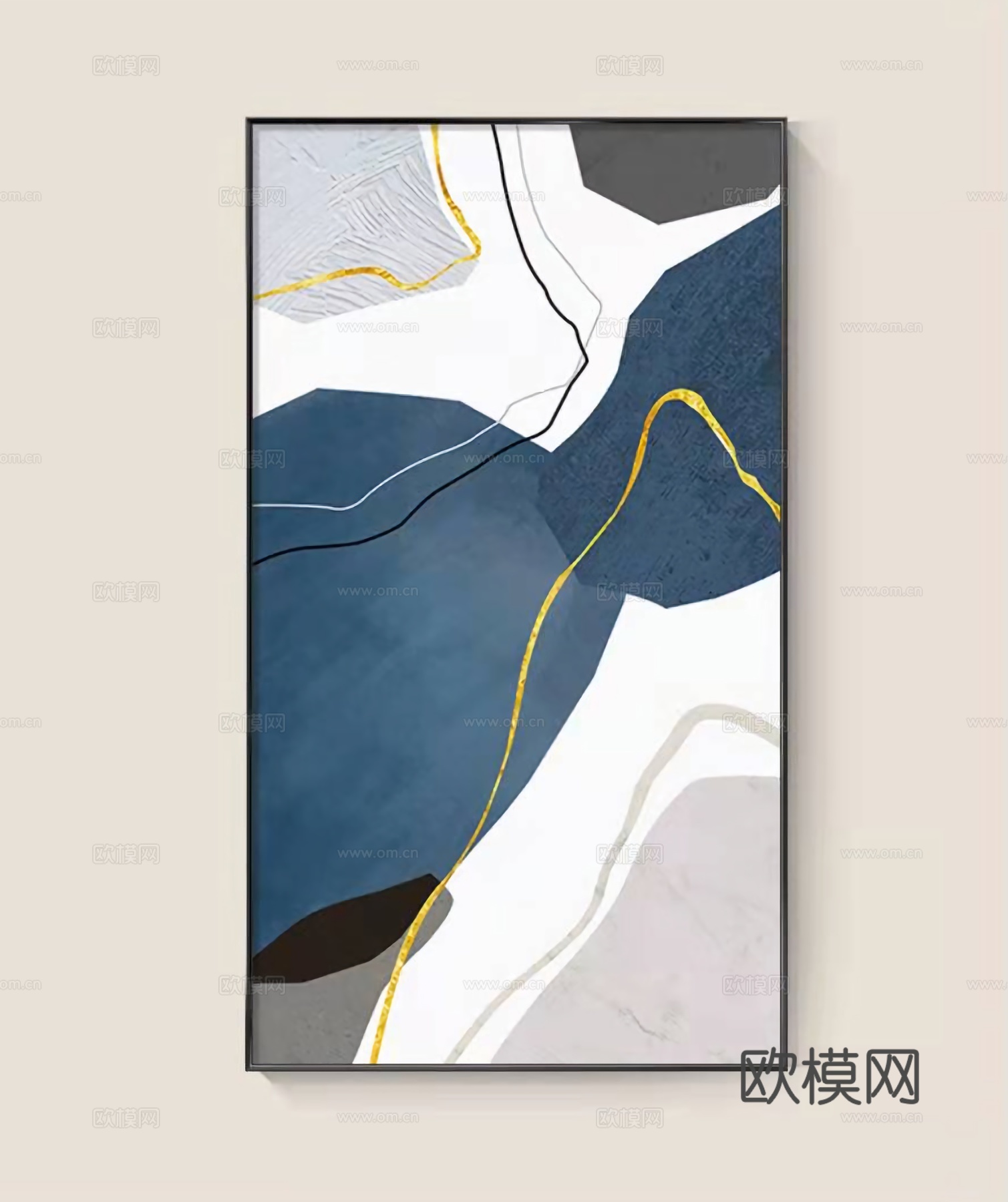 现代轻奢装饰画贴图