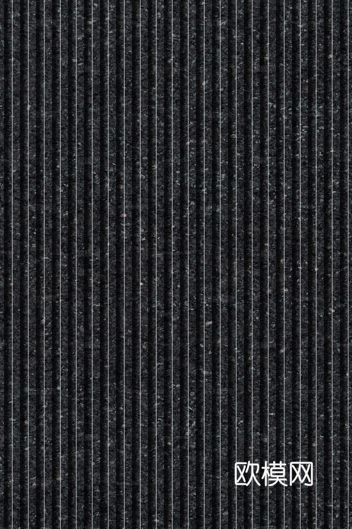岩板石纹拉槽格栅长城板下载（渲染图5）