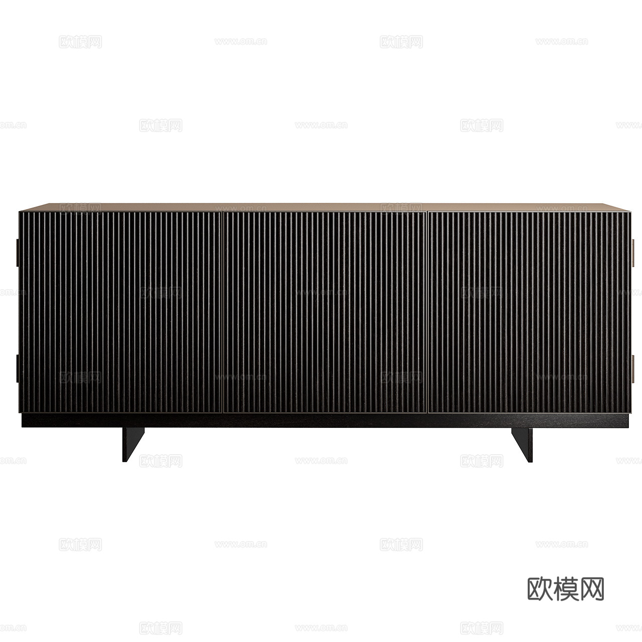 Minotti 意式餐边柜 极简边柜 装饰柜 矮柜 玄关柜3d模型