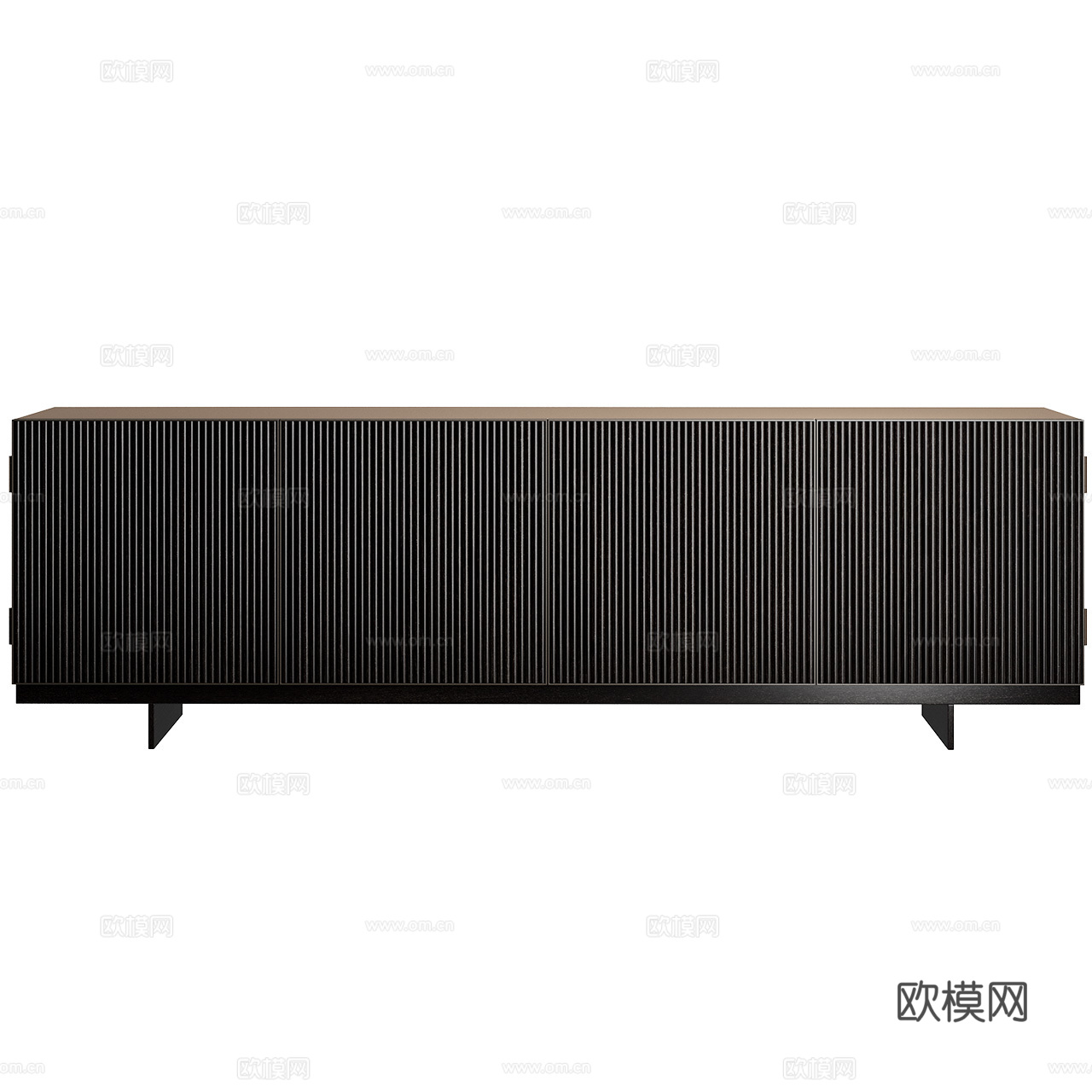 Minotti 意式餐边柜 极简边柜 装饰柜 矮柜 玄关柜3d模型