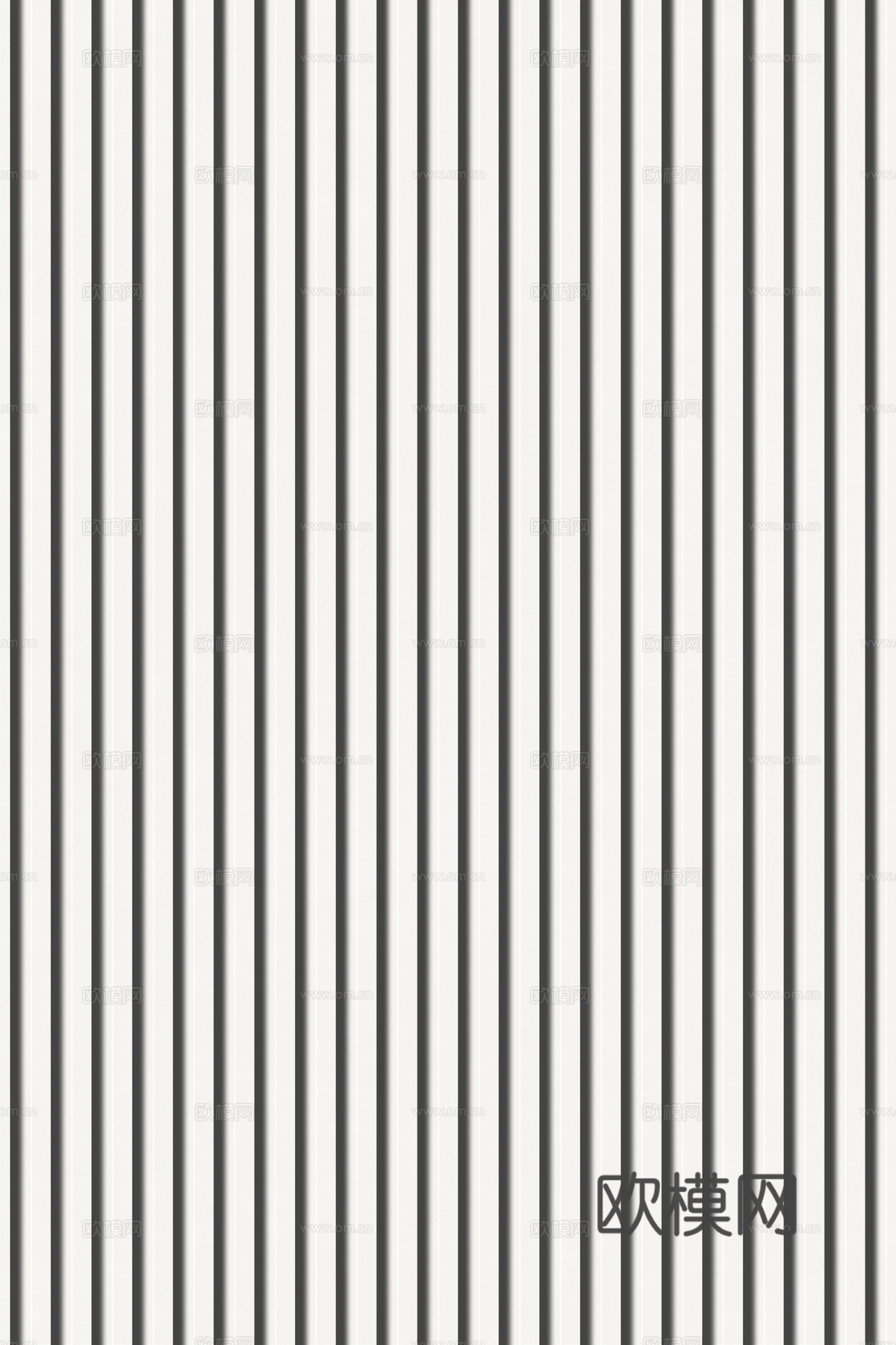 岩板石纹拉槽格栅长城板下载（渲染图4）