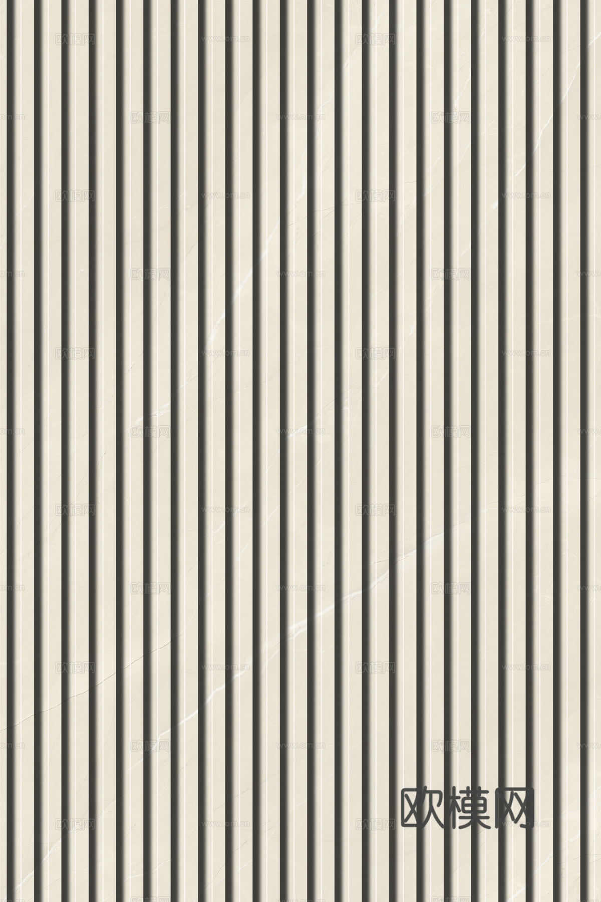 岩板石纹拉槽格栅长城板下载（渲染图6）