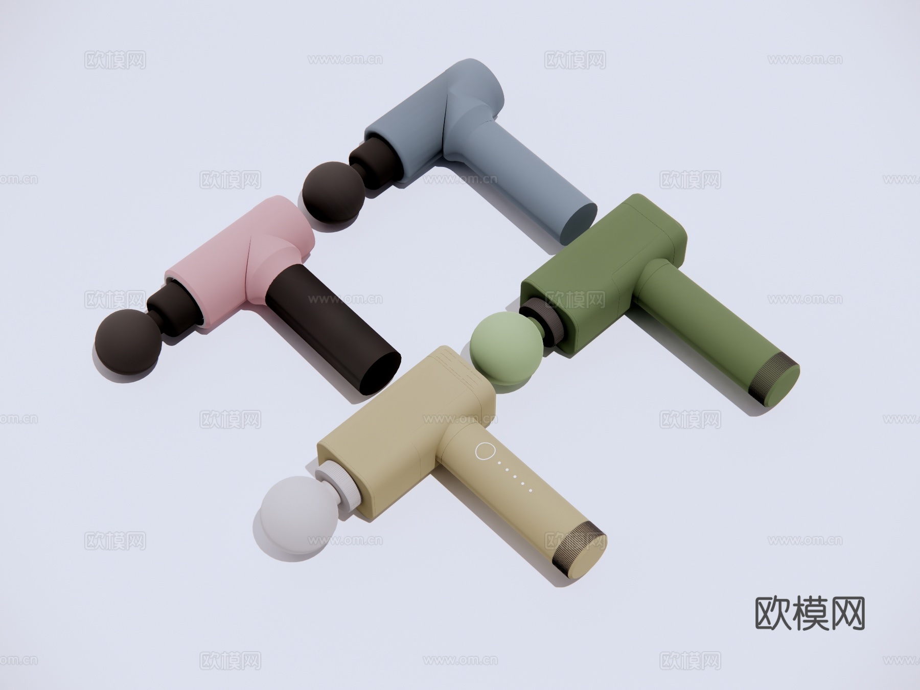 肌肉筋膜枪 手持按摩仪su模型