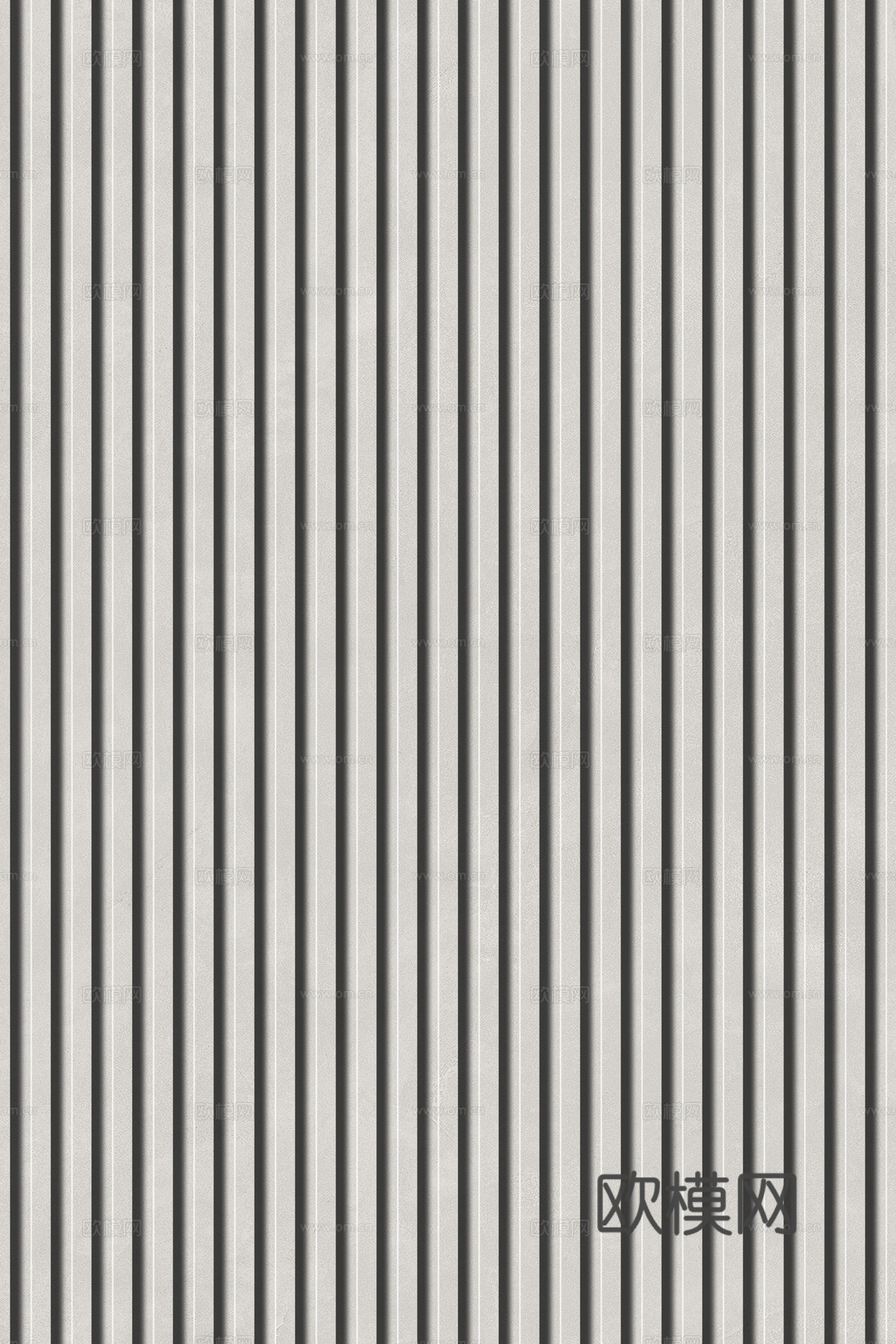 岩板石纹拉槽格栅长城板下载（渲染图4）