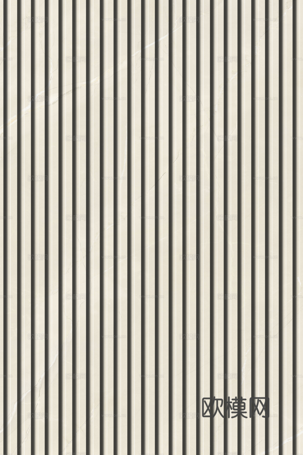 岩板石纹拉槽格栅长城板下载（渲染图4）