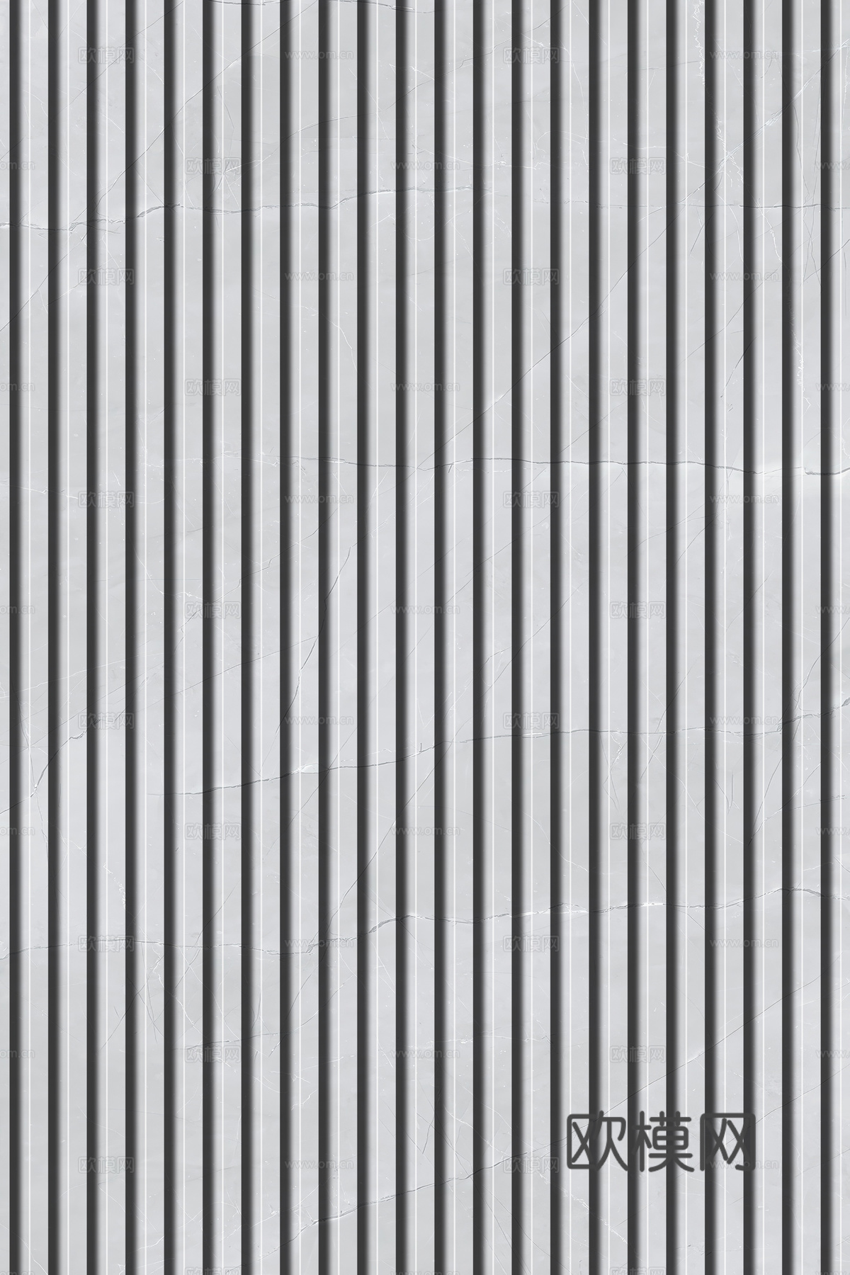 岩板石纹拉槽格栅长城板下载（渲染图7）