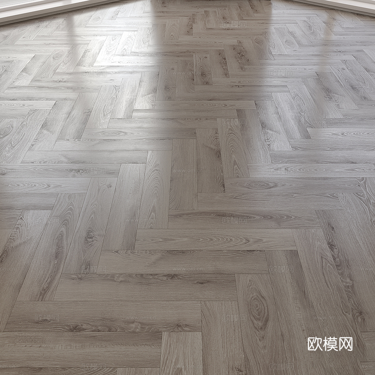现代拼花木地板3d模型