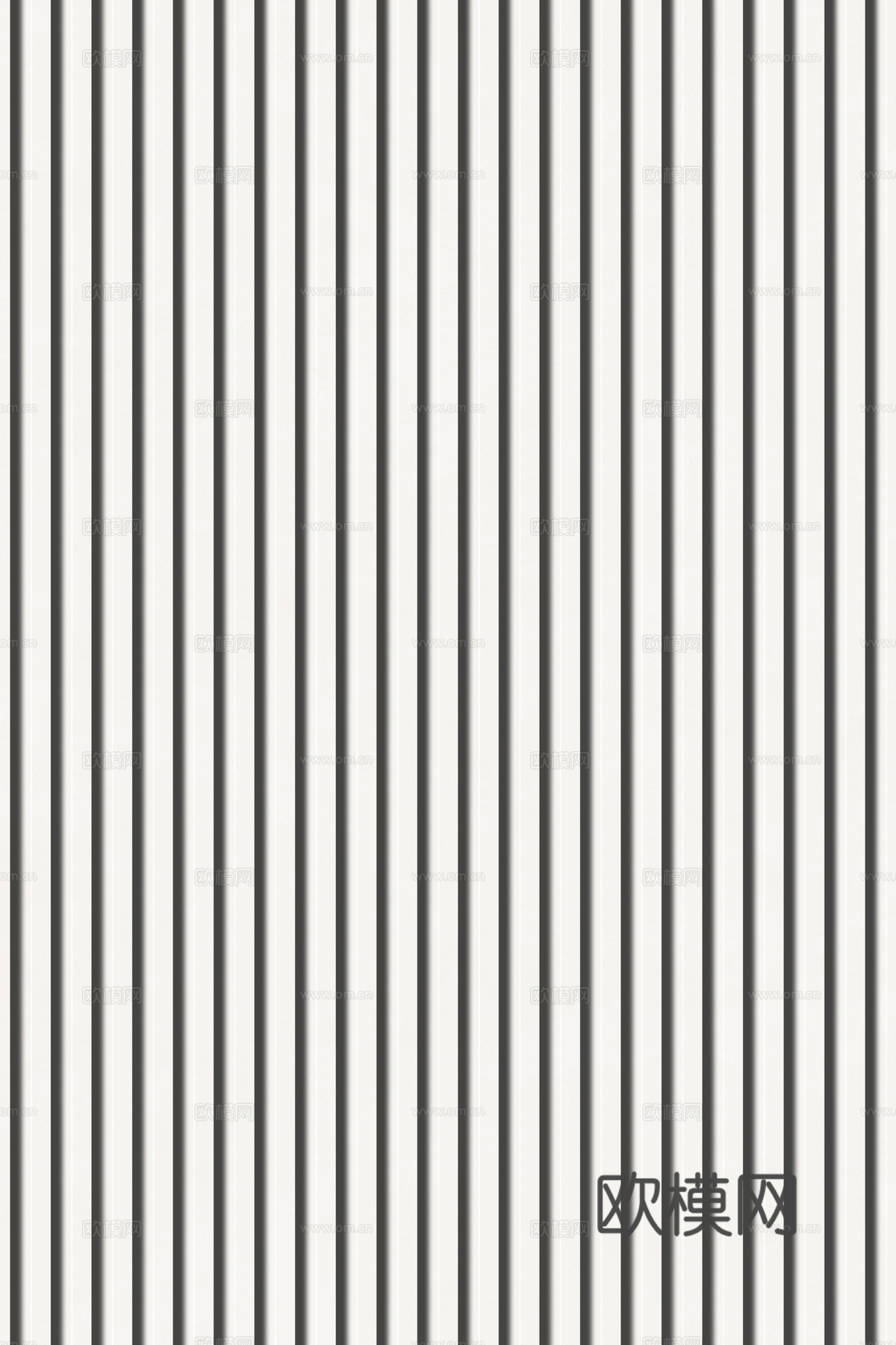 岩板石纹拉槽格栅长城板下载（渲染图6）