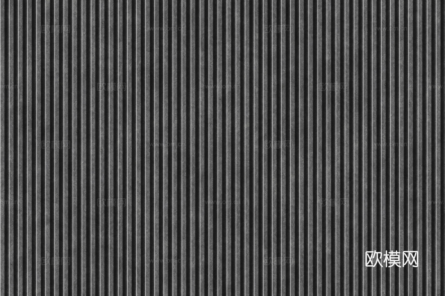 岩板大理石纹拉槽长城板格栅背景墙下载（渲染图5）