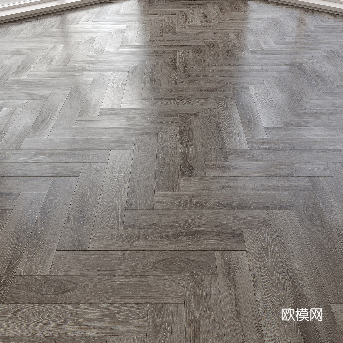 现代拼花木地板3d模型