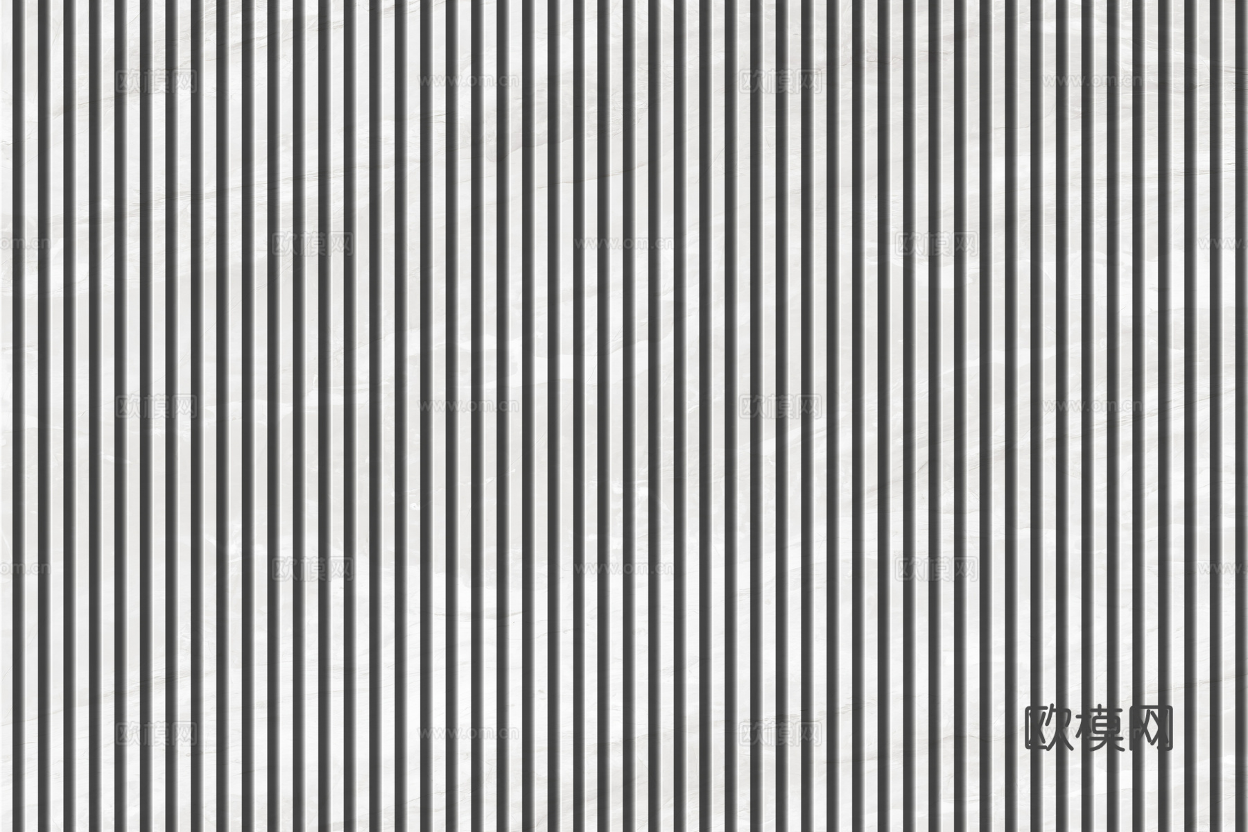 岩板石纹拉槽格栅长城板下载（渲染图3）