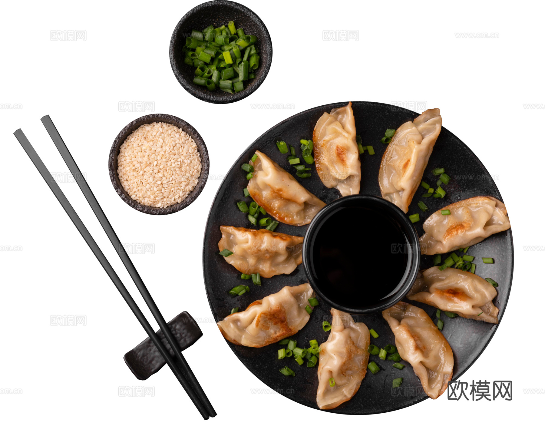 免抠水饺 包子 煎饺