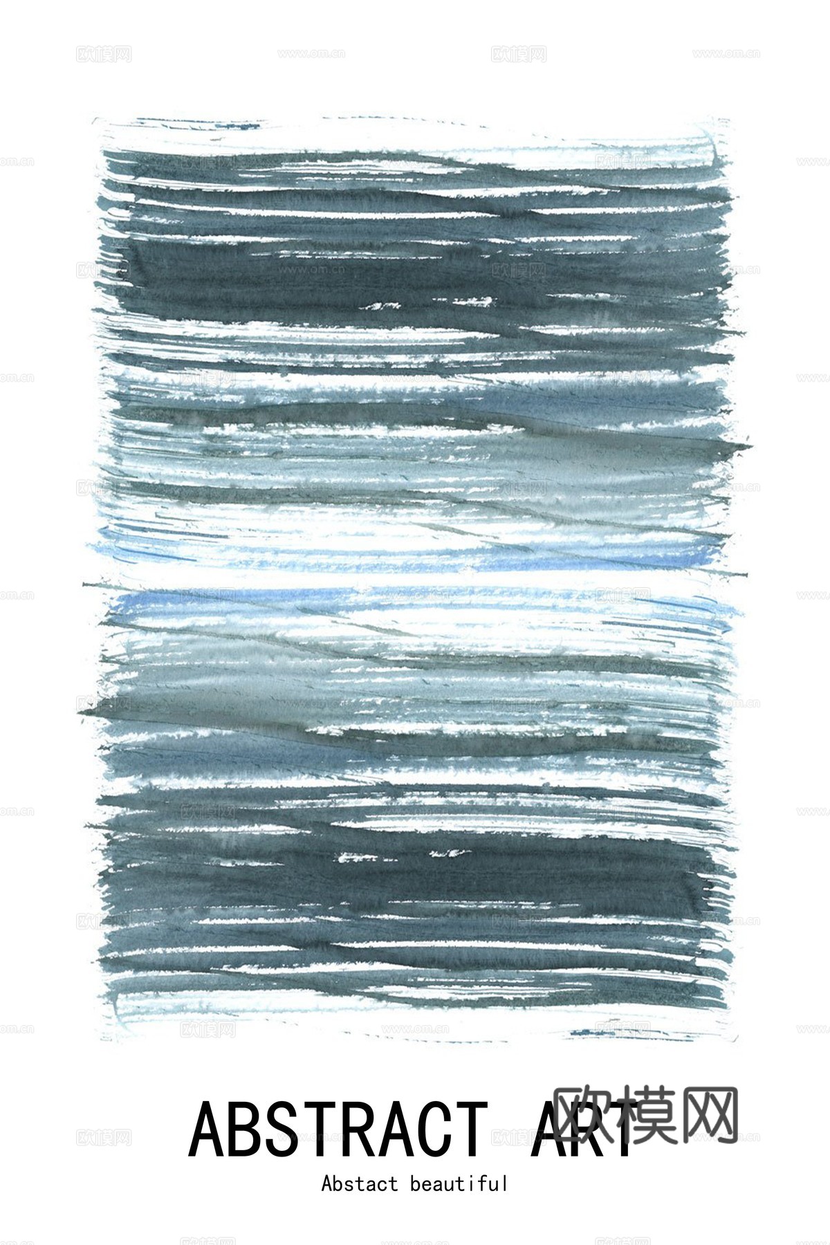 现代简约北欧抽象装饰画下载