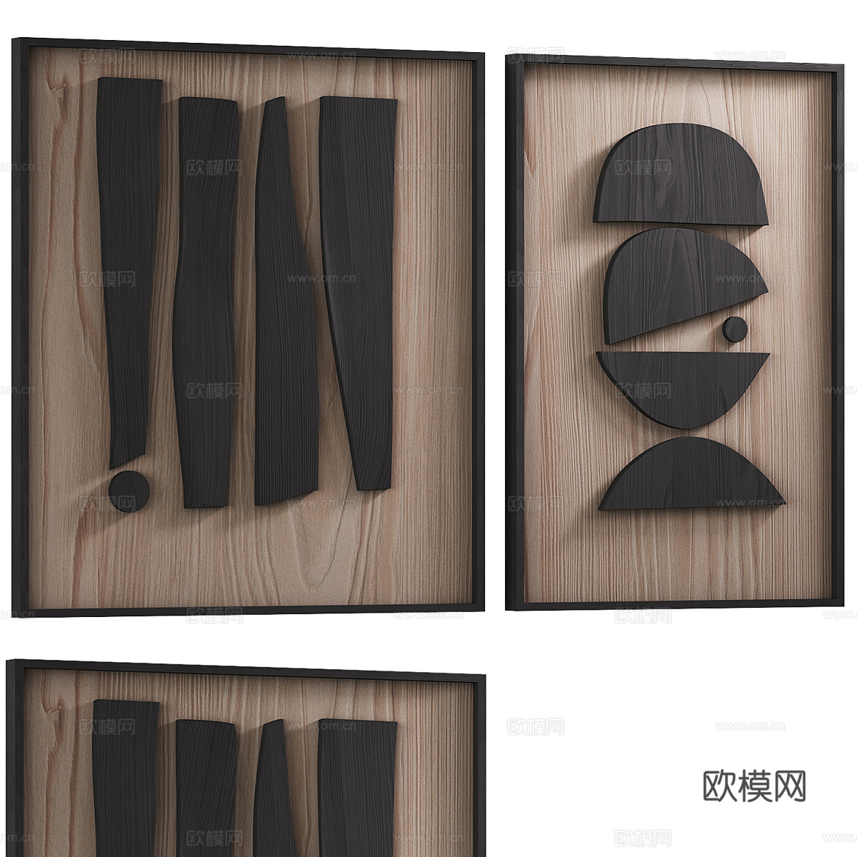 艺术墙3d模型