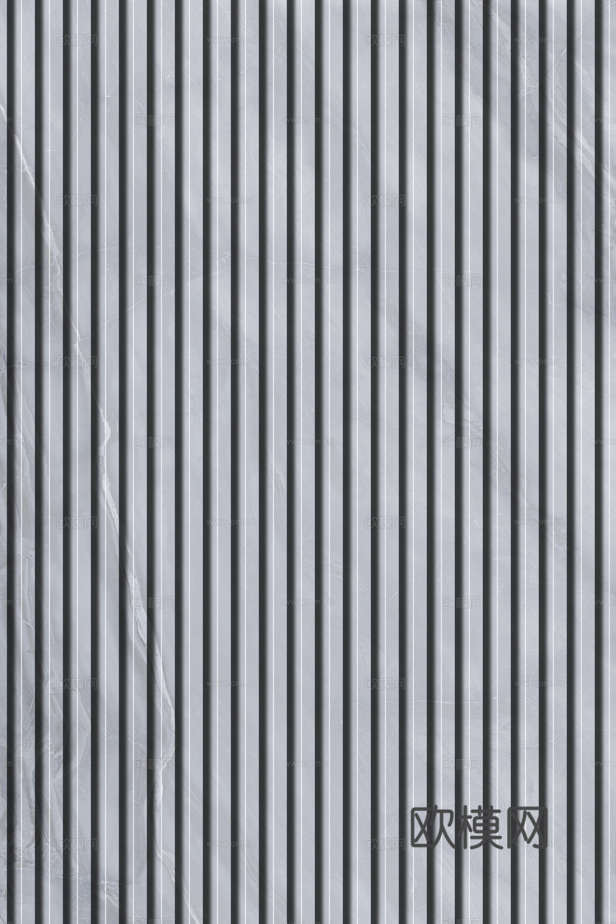 岩板石纹拉槽格栅长城板下载（渲染图5）