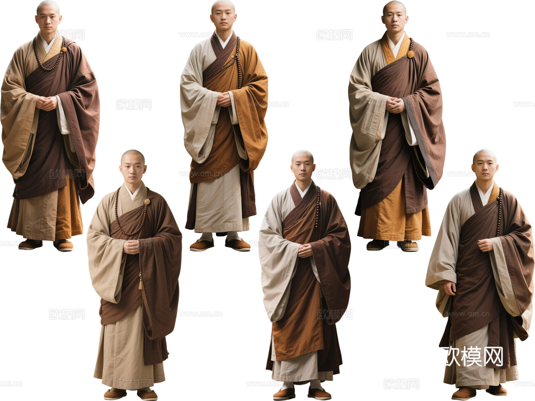 少林方丈 少林寺高僧 圣僧 寺庙和尚 古装男子 古装人物