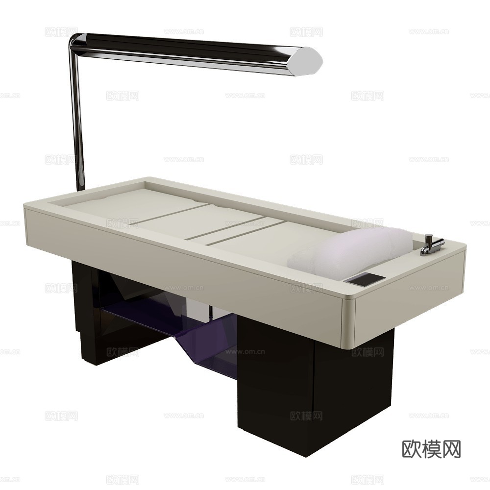 ISO 现代按摩床 工作台 洗头床3d模型